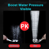 3-Function High Pressure SPA Shower Head With Filter
